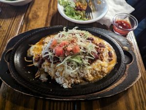 Grilled cheese taco rice at Zest Cantina - Odaiba in Tokyo