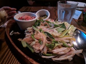 Beef jambalaya minus the beef... At full price, about 1300. Pretty tasty. at Zest Cantina - Odaiba in Tokyo