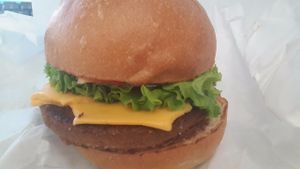 Original burger at Lord of the Fries - Britomart in Auckland