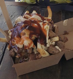 Loaded fries at Lord of the Fries - Britomart in Auckland