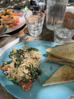 Scrambled tofu   at The Banyan Tree in 