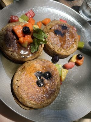 Blueberry pancakes   at The Banyan Tree in 