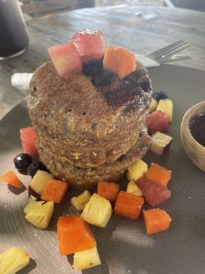 Blueberry pancakes   at The Banyan Tree in 