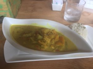 Coconut Curry - Vegan at The Banyan Tree in 
