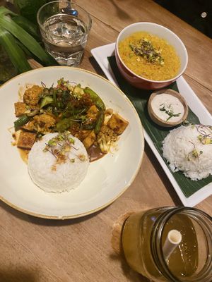 Vegan Dahl and Stir Fry   at The Banyan Tree in 