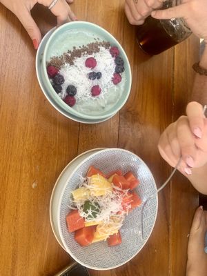 Goddess bowl and fruit  at The Banyan Tree in 