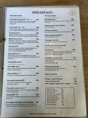 Menu June  at The Banyan Tree in 