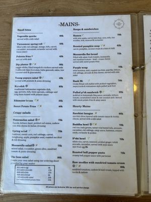 Menu June  at The Banyan Tree in 