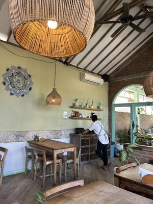 Restaurant upstairs   at The Banyan Tree in 