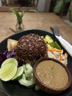 Vegan buddha bowl  at The Banyan Tree in 