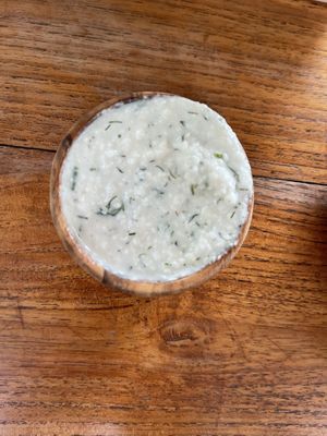 Coconut “mayonnaise"  at The Banyan Tree in 