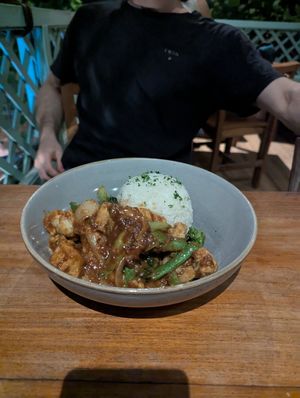 Stir fry peanut curry at The Banyan Tree in 
