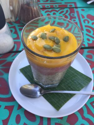 Chai pudding  at The Banyan Tree in 