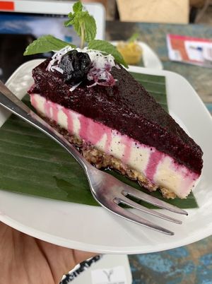 Vegan Respberry Cheesecake  at The Banyan Tree in 