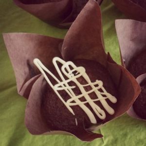 vegan chocolate muffin delight! at Leyka  in Unna