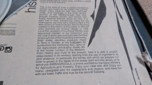 History of J63 beers at J63 in Crespina Lorenzana