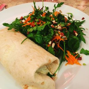 Vegan Shawarma  at Pomodoro's in Antibes