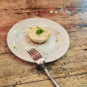 Vegan Lime Pie at Pomodoro's in Antibes