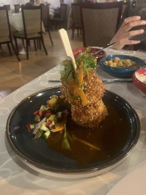 Vegan mezze at Windmill Restaurant in Paphos