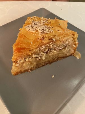 Vegan baklava   at Windmill Restaurant in Paphos