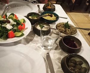 Round 1 at Windmill Restaurant in Paphos