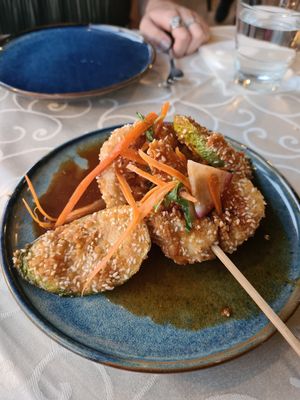 Cauliflower 'chicken wings' at Windmill Restaurant in Paphos
