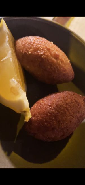 Traditional koupes with mushrooms   at Windmill Restaurant in Paphos