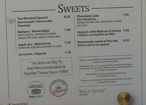  at Windmill Restaurant in Paphos