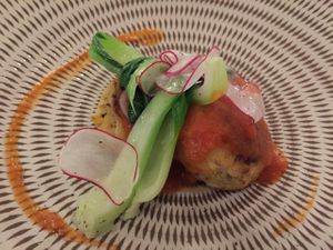 tofu dumplings  at Evah Dining Macrobiotic - Daimyo in Fukuoka