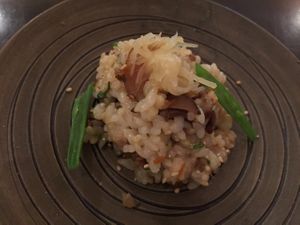 brown rice  at Evah Dining Macrobiotic - Daimyo in Fukuoka