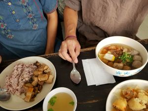 the soup was fantastic! at Kanya Vegetarian Food in Chiang Mai