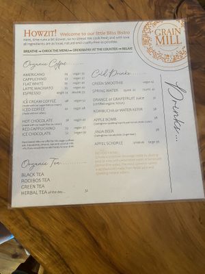   at The Grain Mill - Organic Bistro and Shop in Knysna