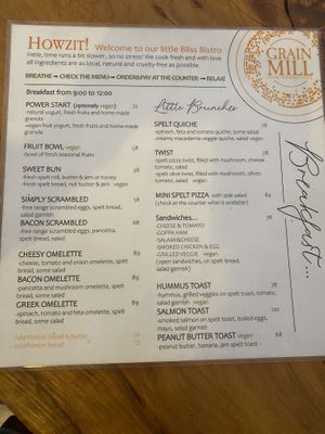   at The Grain Mill - Organic Bistro and Shop in Knysna