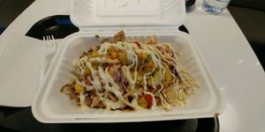 jerk tofu bowl at SÜÜP Health Bar in Toronto