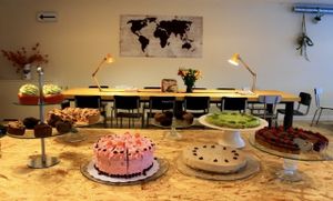 Vegan pies, cakes, muffins and much more.  at KAFETHEA in Maastricht