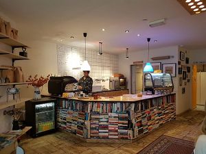 counter at KAFETHEA in Maastricht