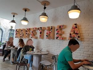 interior at KAFETHEA in Maastricht