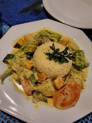 Couscous at Pimenta Verde in Jericoacoara