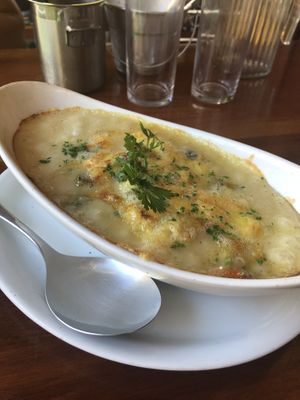 Cheese was boiling when it was put on the table   at Pimenta Verde in Jericoacoara