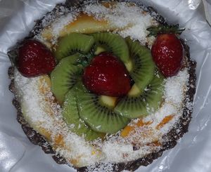 Raw Vegan Cake at Manjares Veganos in Buenos Aires