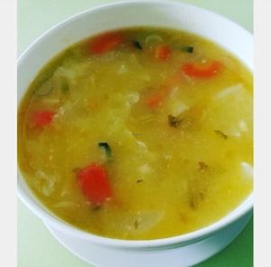 Sancochado de verduras at Giordano Restaurant Vegetariano in Lima