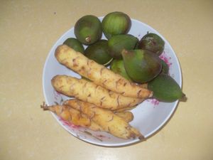 Ocas y higos, desde Huaraz Perú,, nuestra cocina andina vegetariana at Giordano Restaurant Vegetariano in Lima
