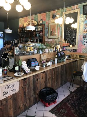 Cute shop front  at Bury Me Standing  in Hobart