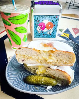 Astrid’s Favourite Bagel at Bury Me Standing  in Hobart