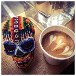 coffee + bone daddies at Bury Me Standing  in Hobart