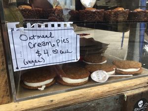 Cookie sandwiches at Bury Me Standing  in Hobart