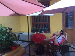 comfy seating at Aborigen in Santa Marta