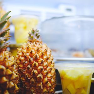 Fresh fruit and juices  at EcO Bar in Tel Aviv