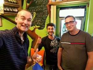 These guys are amazing!  at EcO Bar in Tel Aviv