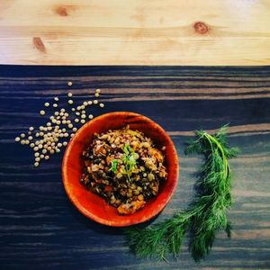 תפשיל עם עדשים at EcO Bar in Tel Aviv